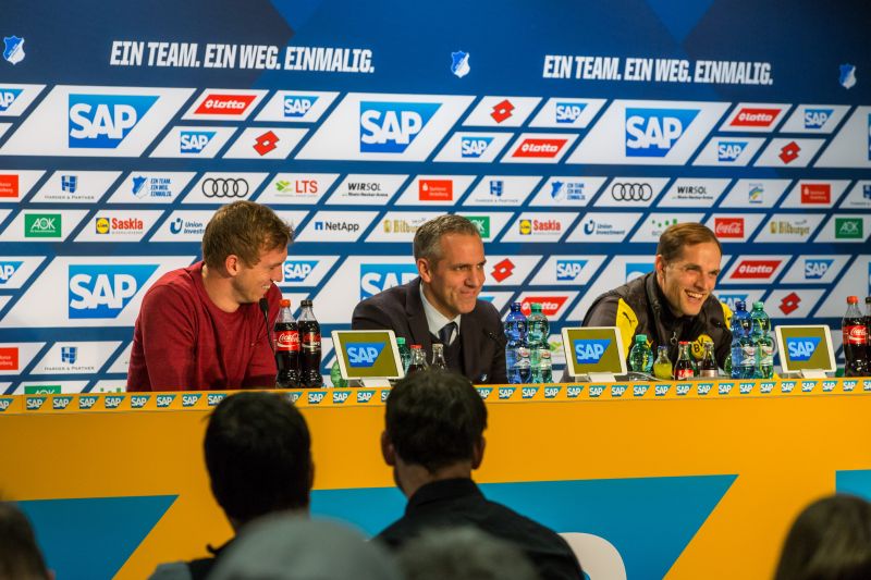 Zwei Taktikfüchse: links Julian Nagelsmann - rechts Thomas Tuchel