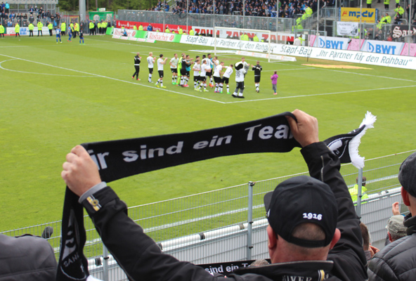 Die SVS-Fans stehen voll und ganz hinter der Mannschaft