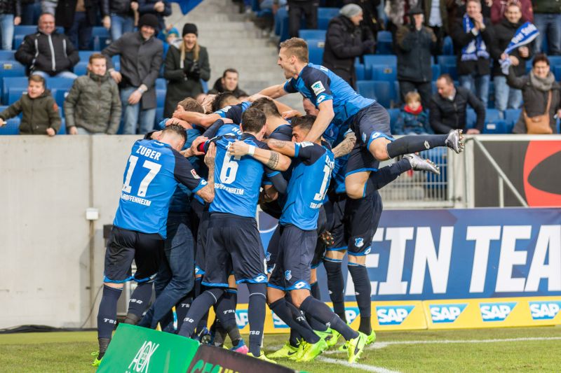 Ausgelassene Freude über Torerfolge wünschen sich die TSG-Fans auch in der Saison 2017/18