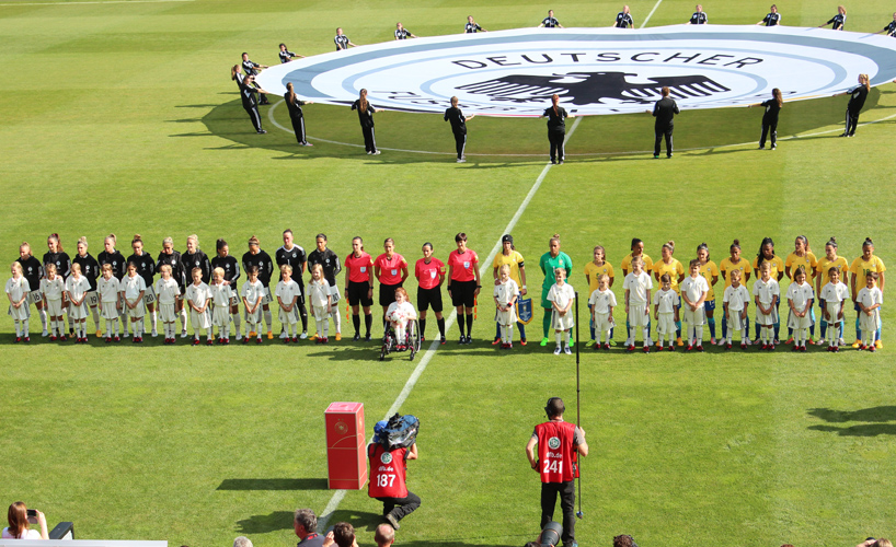 Tolle Länderspielatmosphäre am Sandhäuser Hardtwald