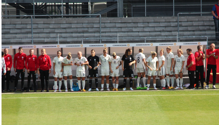 Die deutschen Auswechselspielerinnen