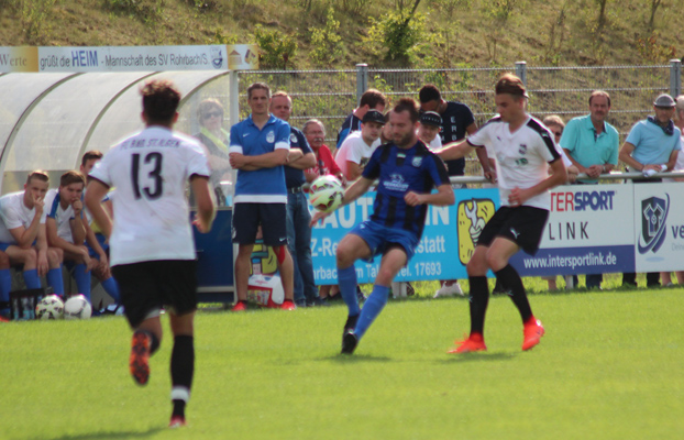 Viele Zweikämpfe prägten das Pokalmatch