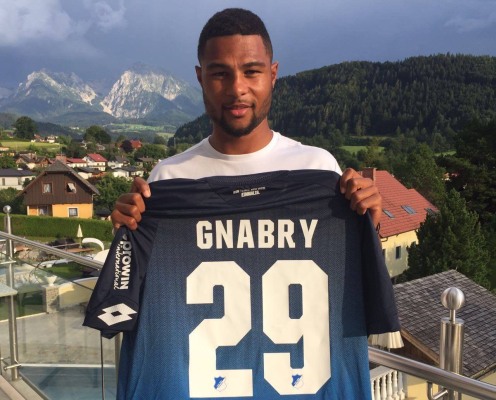 Gnabry wird bei der TSG Hoffenheim mit der Trikotnummer 29 auflaufen