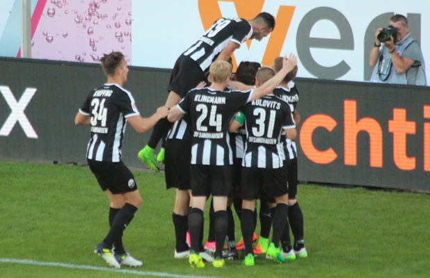 Glückwünsche von den Mitspielern