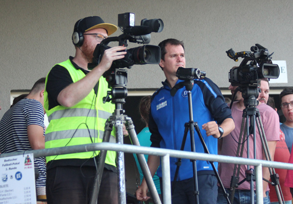 Auch das Fernshen war vor Ort