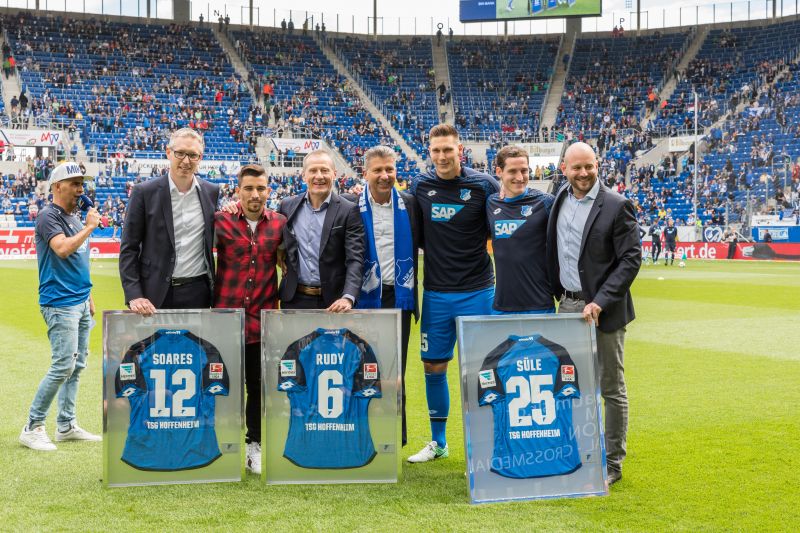 Verabschiedung von Sebastian Rudy und Niklas Süle am Saisonende 2016/17