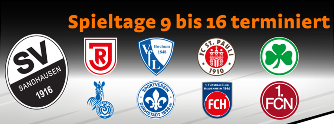 Die neuen Zweitliga-Termine