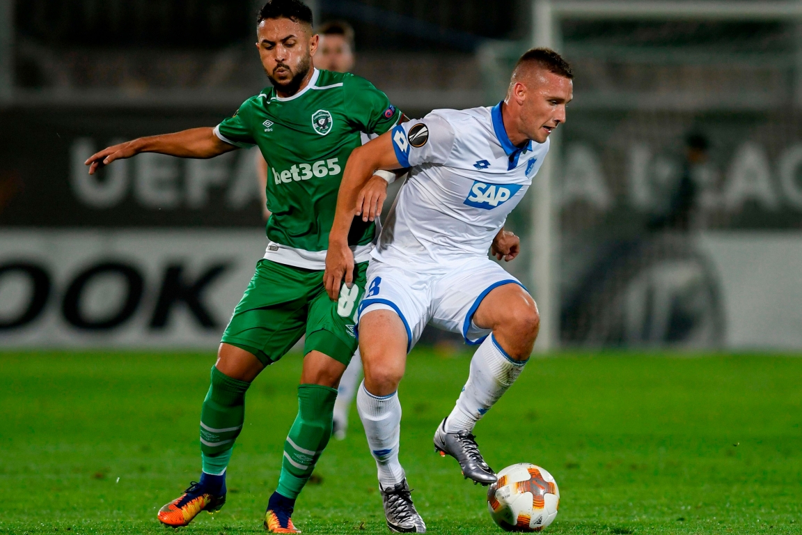 Torschütze Pavel Kaderabek (re.) zählte in der ersten Hälfte noch zu den Aktivposten der TSG