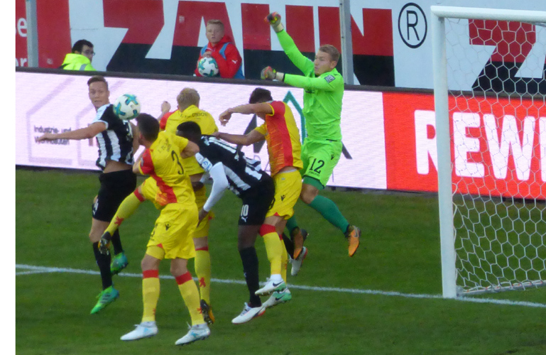 Dicke Luft im Union-Strafraum