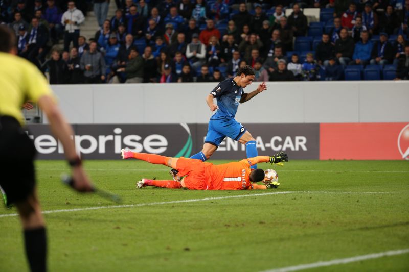 Nico Schulz vergibt kurz vor dem Ende die große Ausgleichschance für die TSG