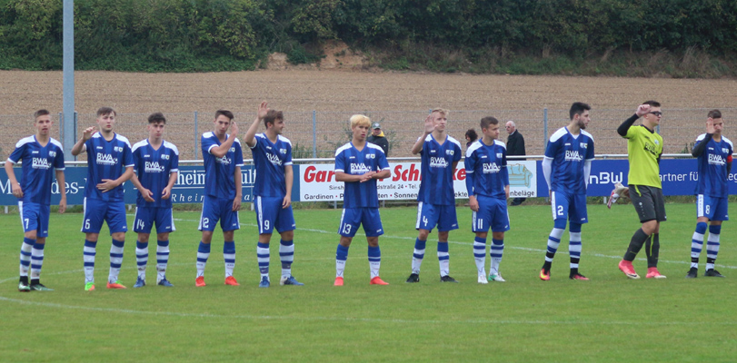 Die Startformation der SG Rohrbach/Sinsheim