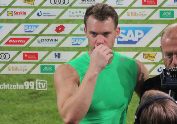 Bayern-Keeper Manuel Neuer sah Hoffenheim beim Führungstreffer einfach einen Tick schneller