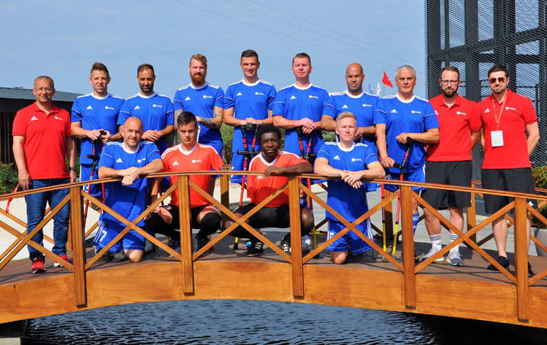 Das deutsche Team beim Gruppenfoto