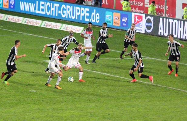 Der Last-Minute-Ausgleich der Hanseaten in der 90. Minute durch Jan-Marc Schneider