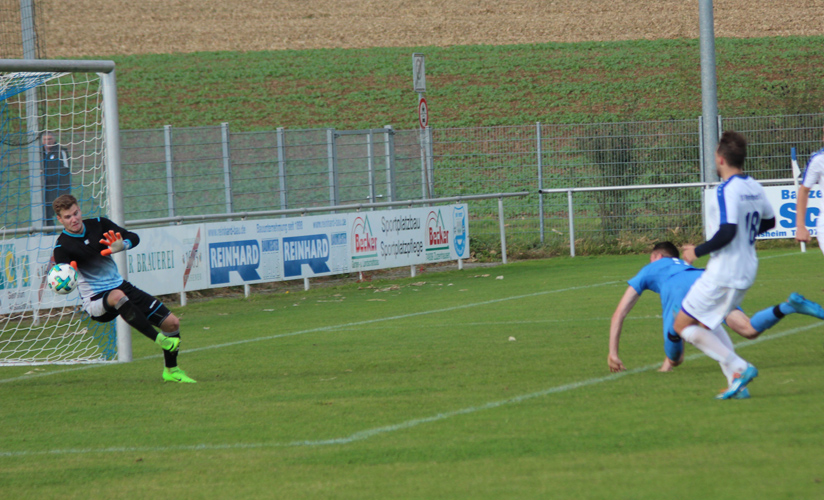 Das 4:0 für Wieblingen durch Martin Fertig