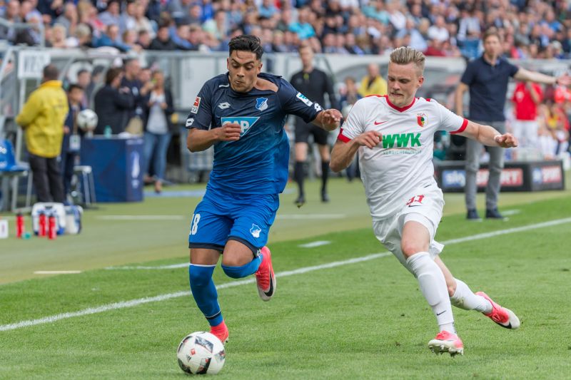 Nadiem Amiri (li.) im Laufduell