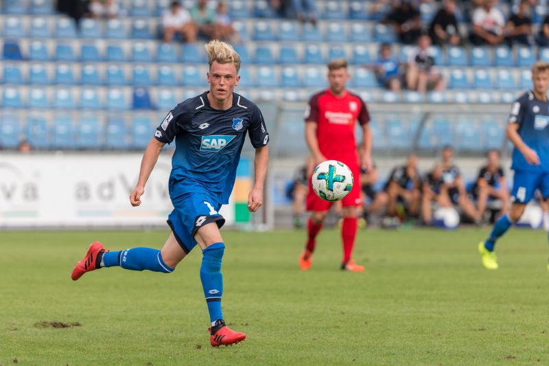 Robin bei einem U19-Spiel