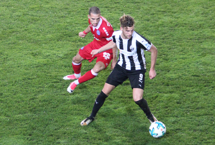 Lucas Höler spielte nach auskurierter Verletzung wieder im Angriff