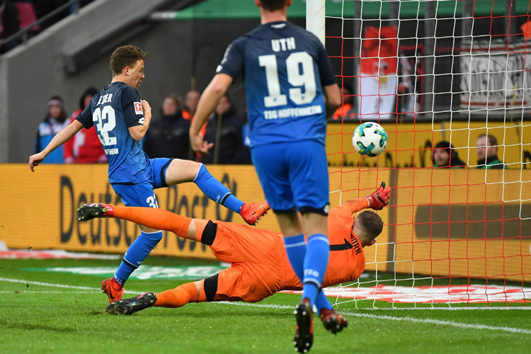 Die 1:0-Führung durch Geiger