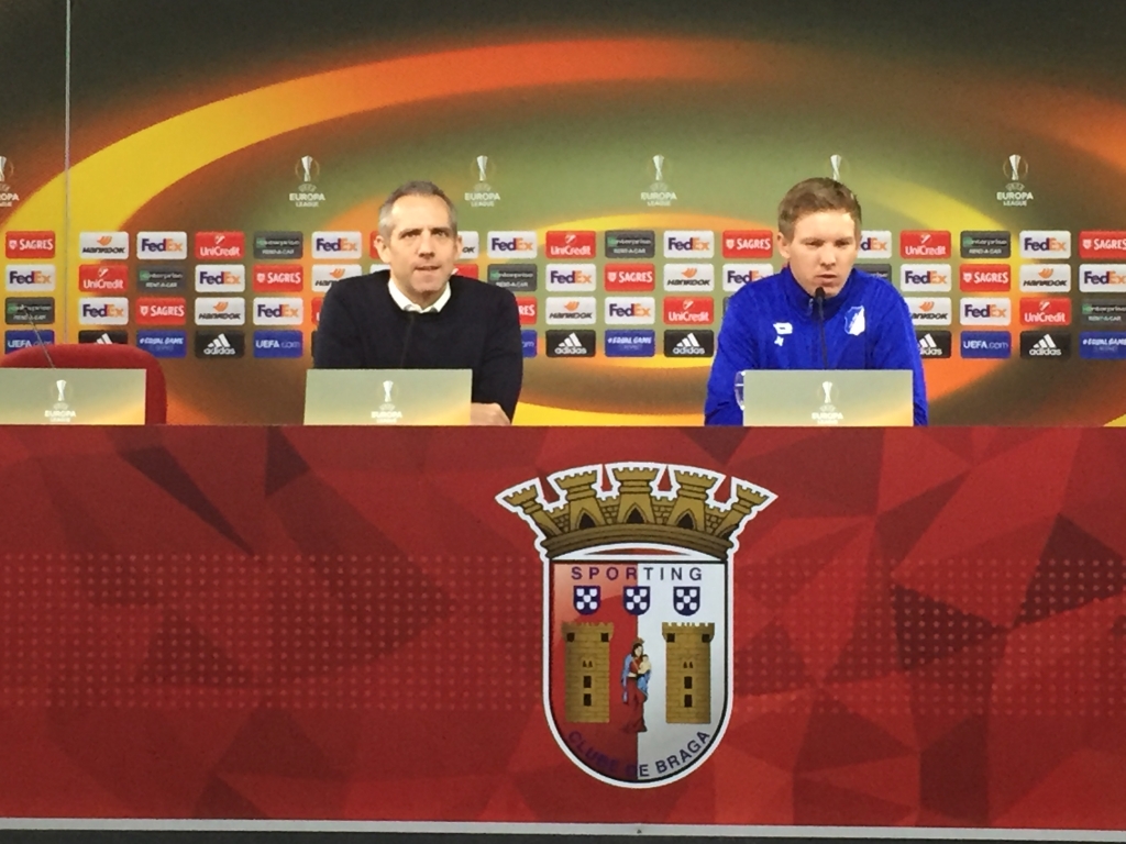 Trainer Nagelsmann hatte bei der Pressekonferenz ein gutes Bauchgefühl