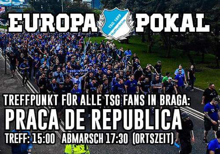 Fanmarsch zum Stadion