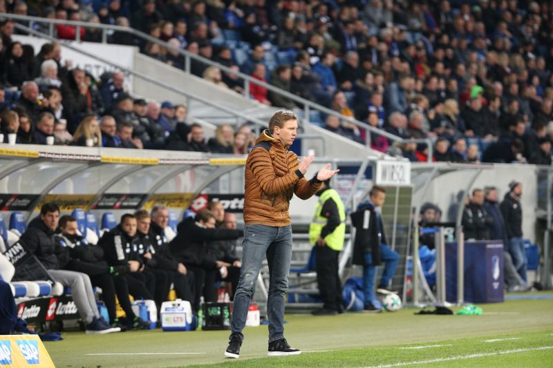 Engagierter TSG-Coach Julian Nagelsmann am Spielfeldrand