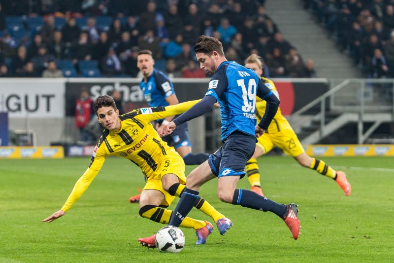 Trifft TSG-Torjäger Mark Uth auch in Dortmund? 8 Saisontore hat der gebürtige Kölner bereits auf seinem Konto.