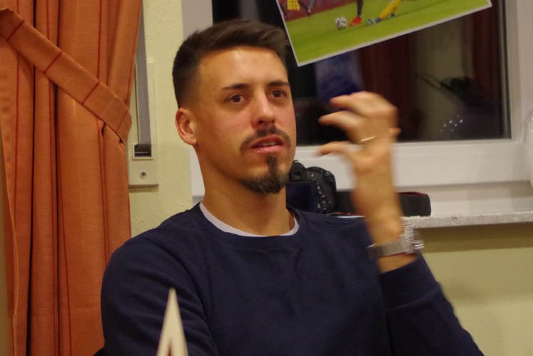 Sandro Wagner beim Fan-Talk