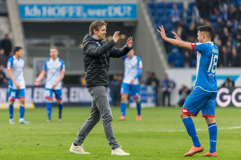 Julian Nagelsmann und Nadiem Amiri versehen sich sehr gut