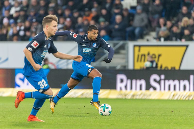 Enge und sichere Ballführung sind Stärken des TSG-Stürmers