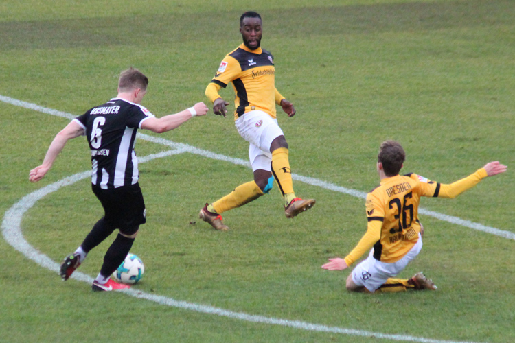 Linsmayer beim Distanzschuss