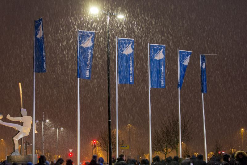 Das Wetter passte zur Stimmung nach der 1:4-Heimniederlage in Sinsheim