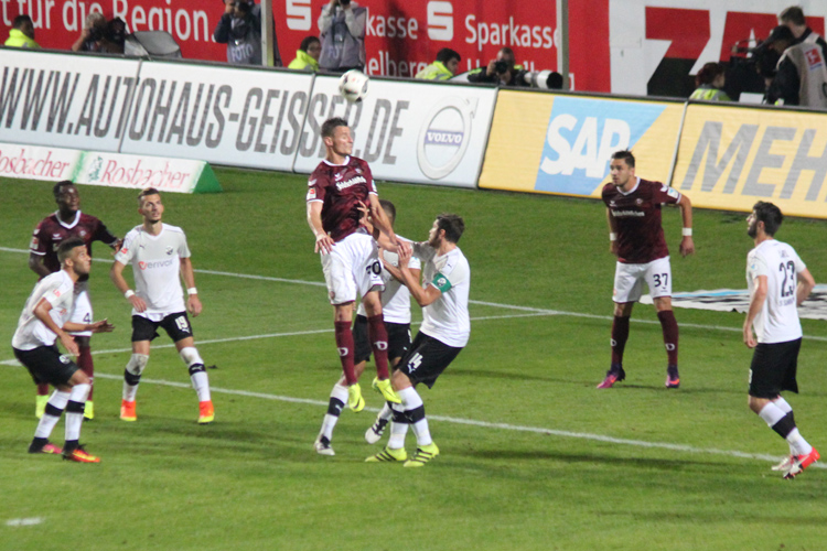 Spielszene vom letzten Duell am Hardtwald