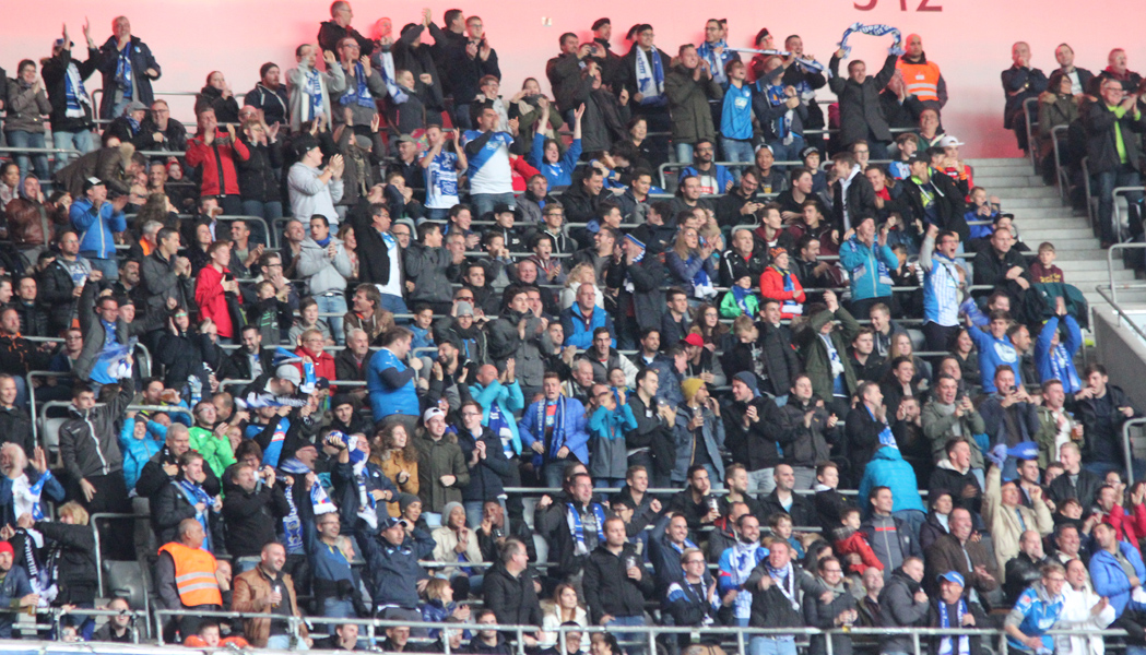 TSG-Fans im Gästeblock in München