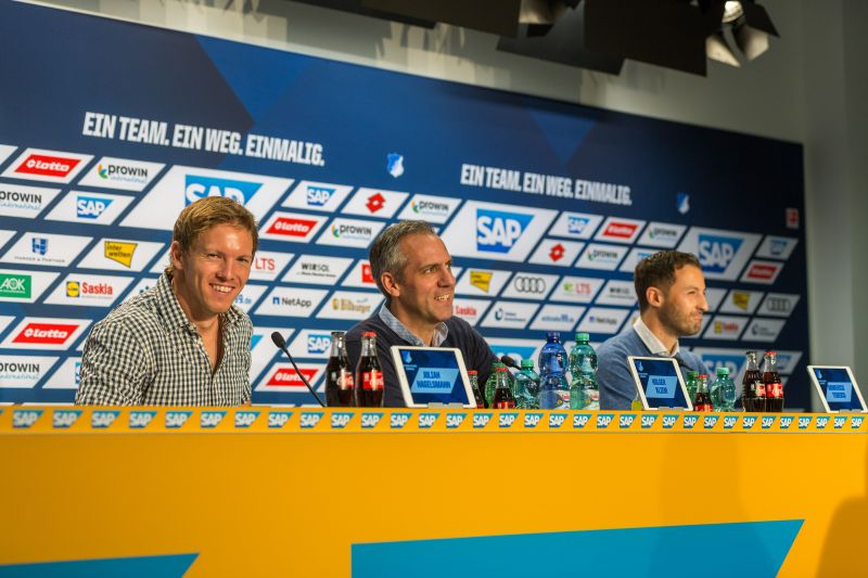 Interessantes Trainer-Duell: Nagelsmann (li.) gegen Tedesco (re.)