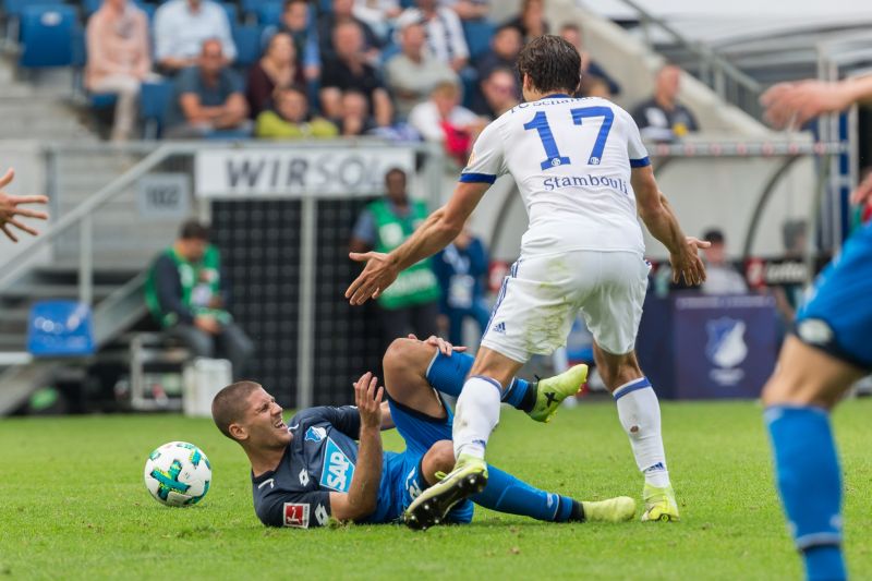 Spielszene aus dem Hinspiel