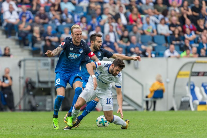 Spielszene aus dem Hinspiel