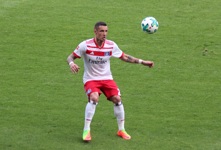 Sejad Salihovic mit dem HSV an alter Wirkungsstätte