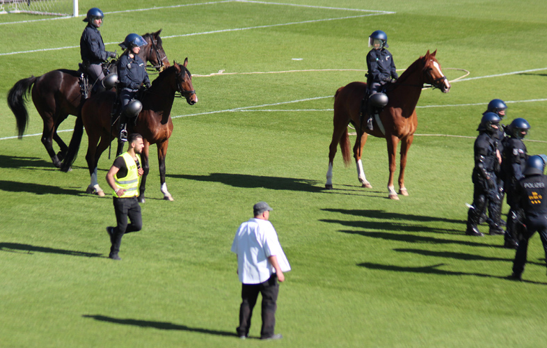 Die Reiterschaft war nicht erforderlich