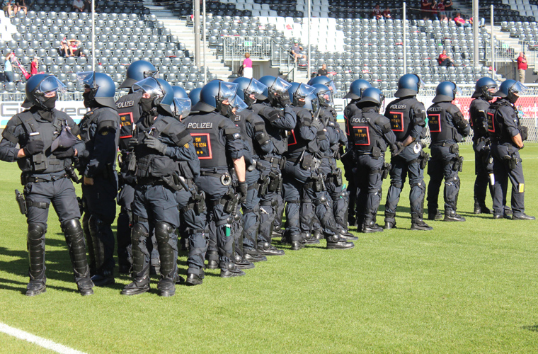Spezialkräfte der Polizei waren im Einsatz