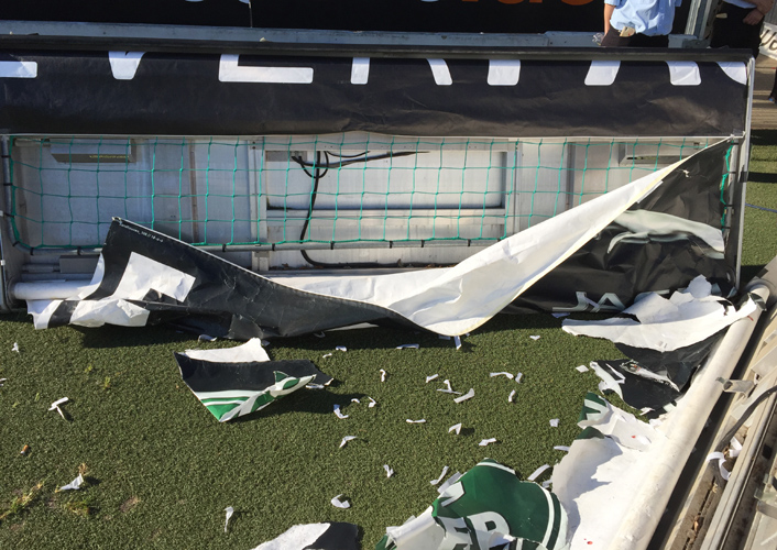 Zerstörungswut der Hannoveraner vor einem Jahr