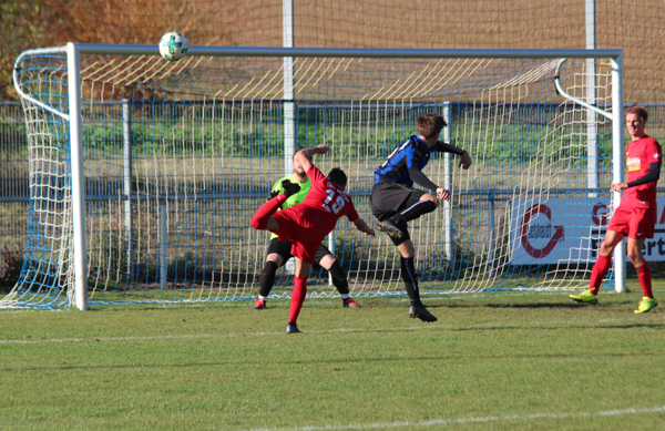 Torchance für den SVR durch Christian Flaig
