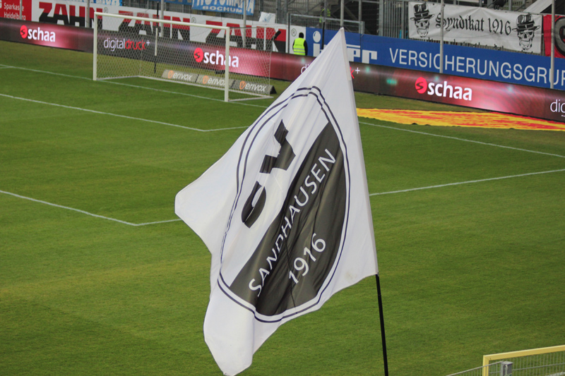 Sandhausen hängt nach dem Unentschieden weiter tief im Tabellenkeller