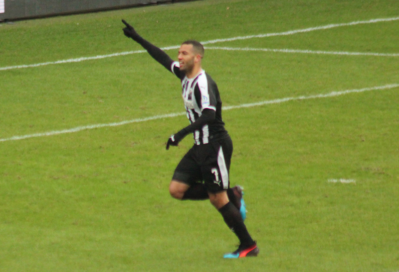 Wooten beim Torjubel nach seinem 2:0