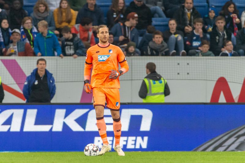 Ein fehlerloser TSG-Keeper Baumann ärgerte sich am Ende über Fehlentscheidungen bei angeblichen Abseitspositionen