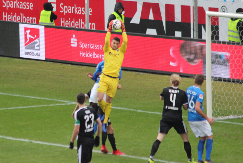 SVS-Schlussmann Marcel Schuhen war ein sicherer Rückhalt gegen Bochum