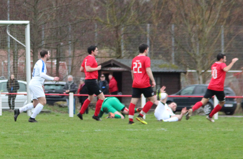 Die Szene, die zur Verletzung führte