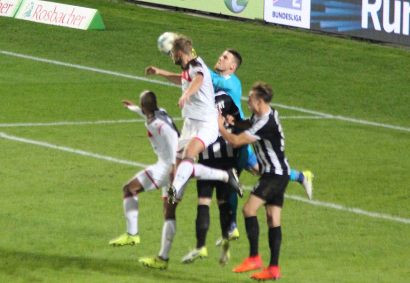 Spielszene SVS - St. Pauli