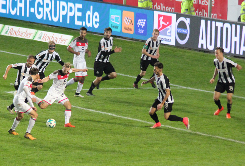 Jan-Marc Schneider erzielte beim letzten Gastspiel am Hardtwald den 1:1-Ausgleich in der 90. Minute