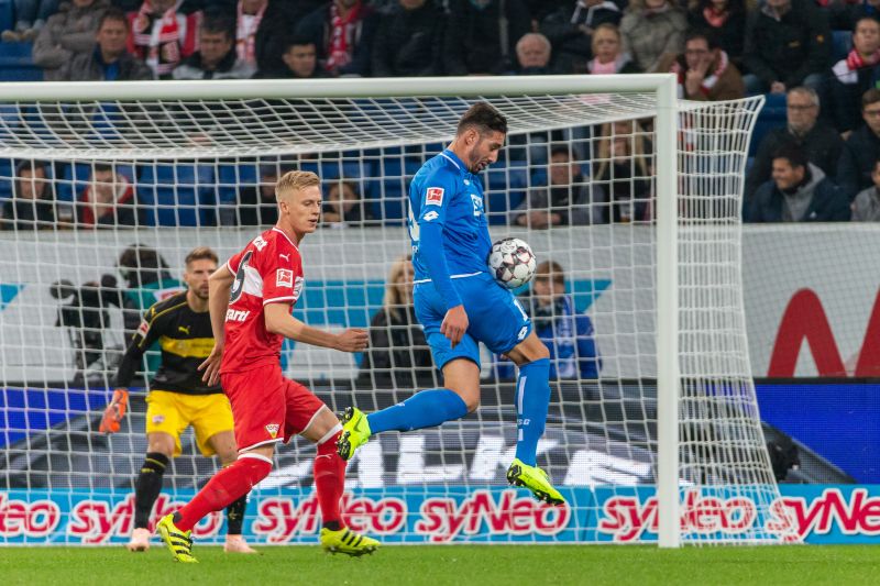 Spielszene aus dem Hinspiel